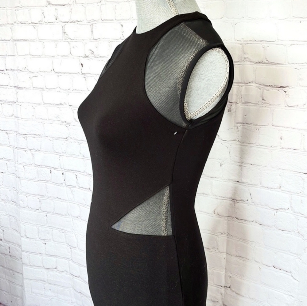 French Connection Black Halter Sheath Midi Dress - Picture 5 of 6